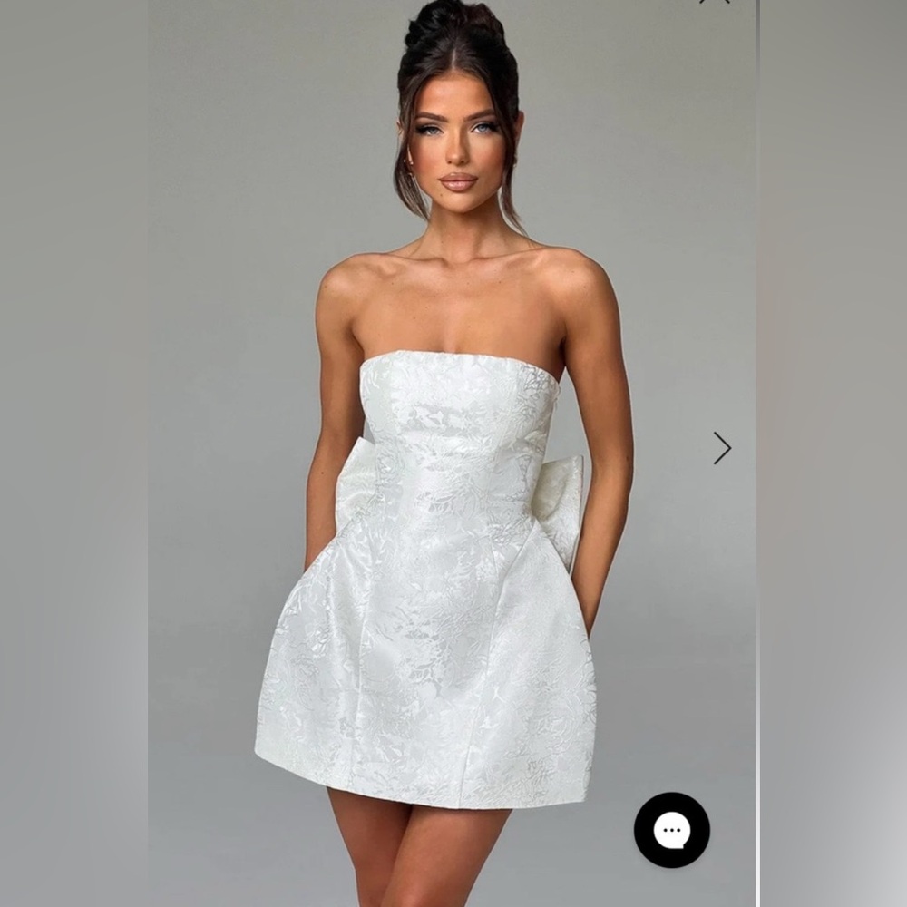 BABYBOO ELENORA MINI DRESS - IVORY